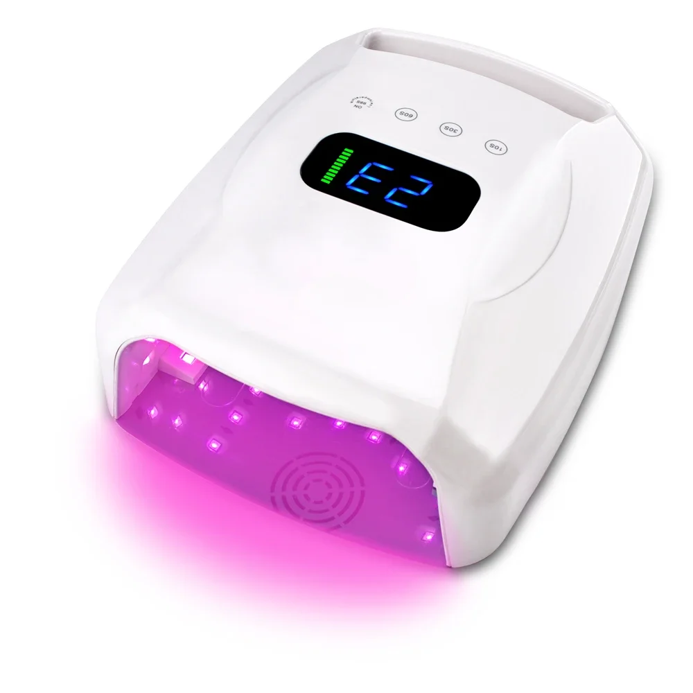 New Innovation Professional 96W High Power Wireless Portable UV Light Gel Nails Polish Cordless Nail Lamp