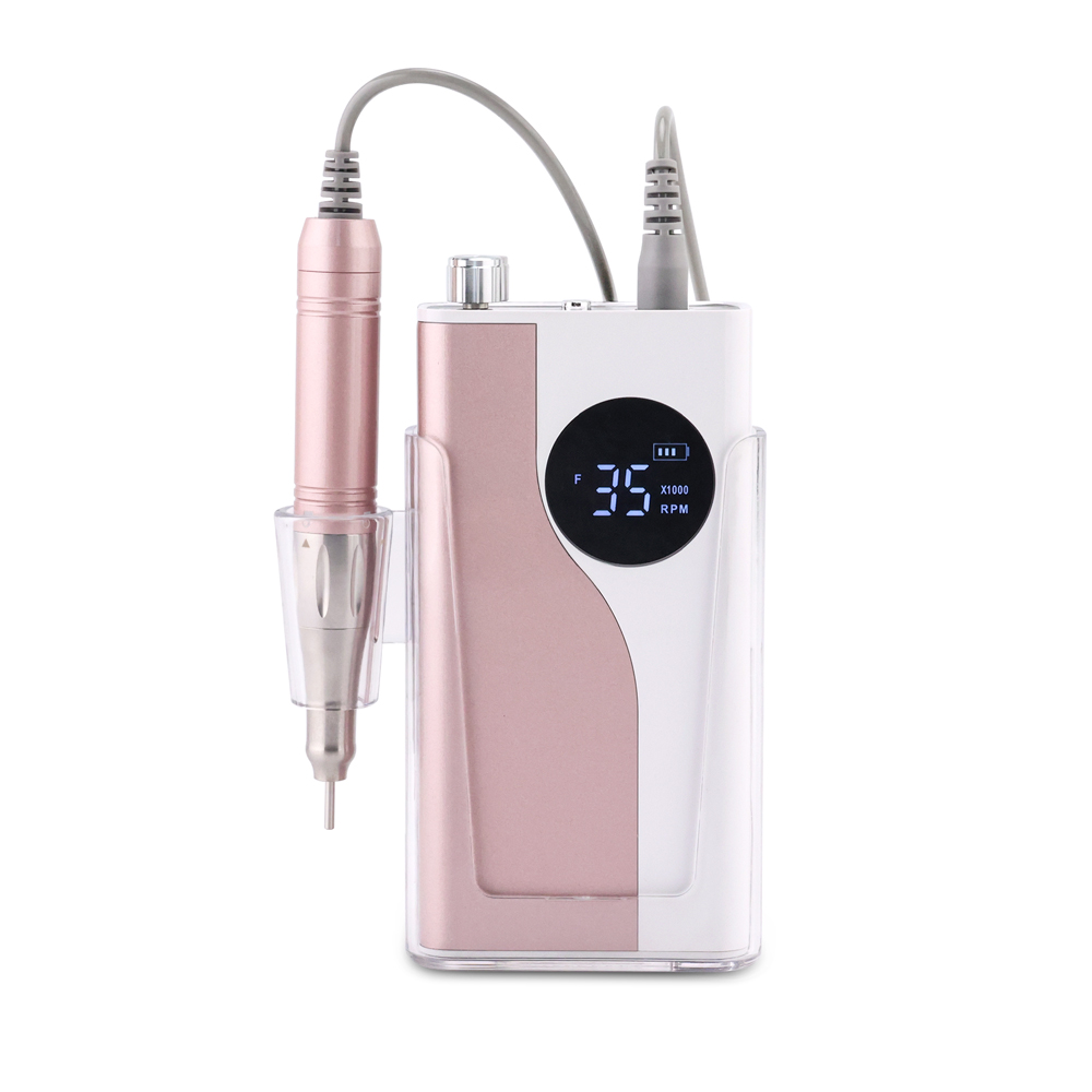 New Portable 40000RPM High Speed Rechargeable Electric Nail Drill Machine for Acrylic Gel Nails