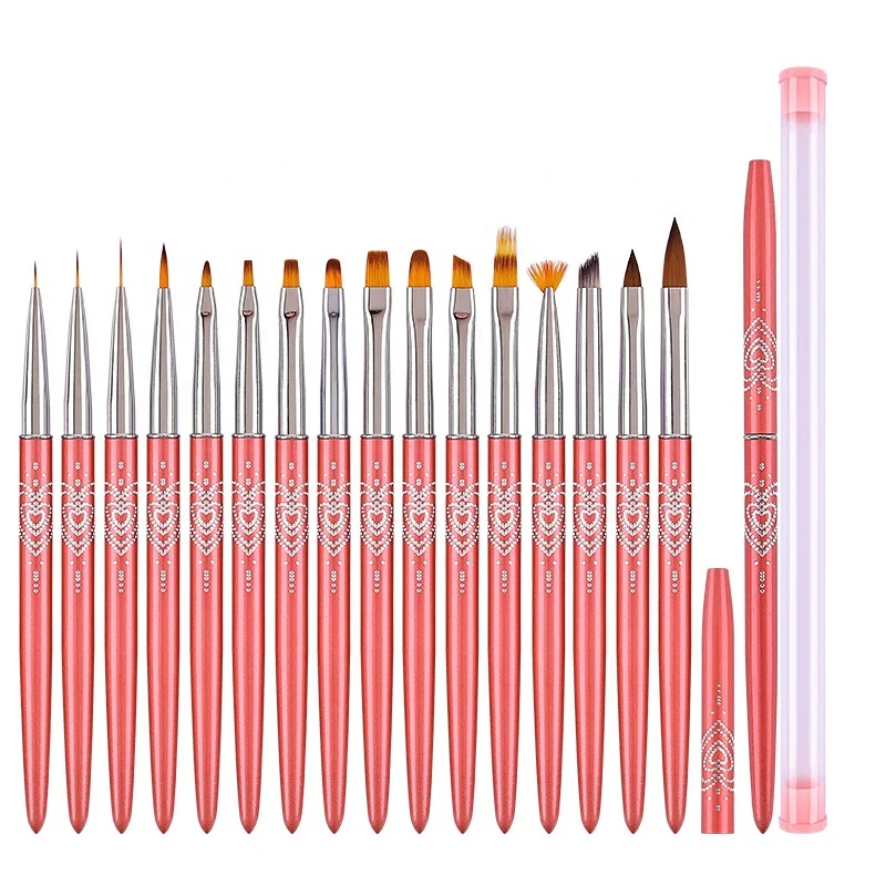 Hot Style Acrylic Draw Tips Drawing Liner Painting Gelx Nail Brush For Manicure Nail Art Brush Decoration